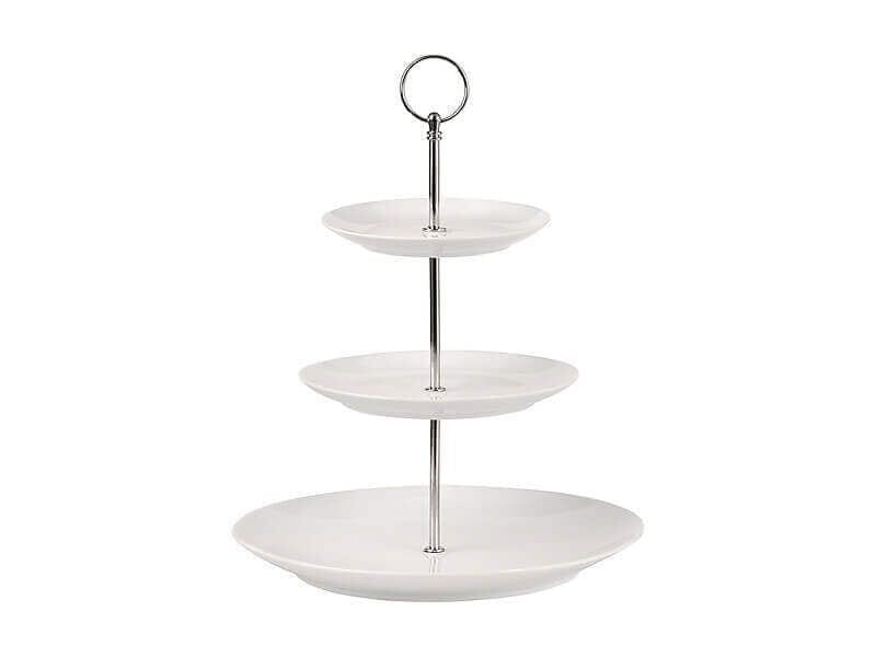 Maxwell & Williams White Basics 3 Tier Cake Stand Cake Stands The Cooks Kitchen Mandurah 