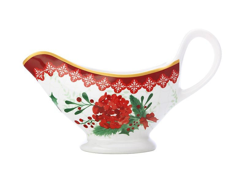 Maxwell & Williams Mistletoe Gravy Boat 280ml