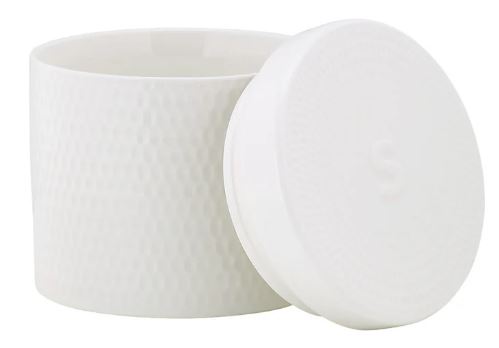 Maxwell & Williams White Basics Diamonds Canister 600ml Set Of 3 Gift Boxed