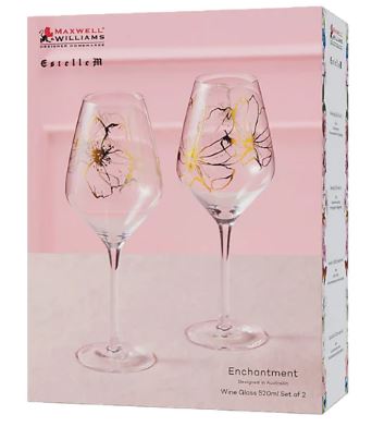 Maxwell & Williams - Estelle Michaelides - Enchantment Wine Glass 520ml - Set Of 2