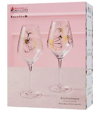 Maxwell & Williams - Estelle Michaelides - Enchantment Wine Glass 520ml - Set Of 2 Glassware The Cooks Kitchen 