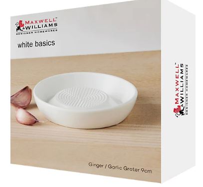Maxwell & Williams White Basics Ginger/garlic Grater 9cm