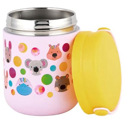 Maxwell & Williams Kasey Rainbow - Critters Childrens Insulated Food Container 300ml - Pink Vacuum Flasks & Travel Mugs The Cooks Kitchen 
