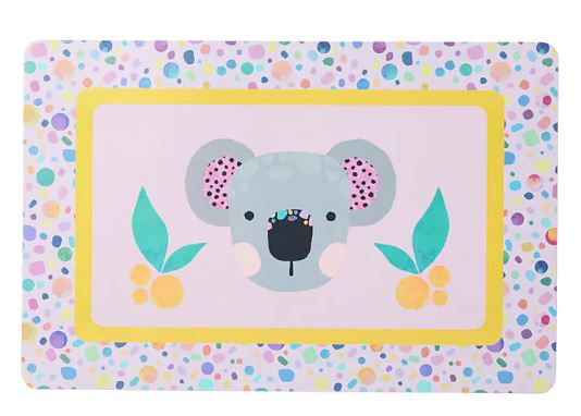 Maxwell & Williams Kasey Rainbow - Critters Reversible Placemat 43.5x28.5 - Pink
