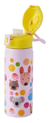 Maxwell & Williams Kasey Rainbow - Critters Double Walled Insulated Bottle 550ml - Pink