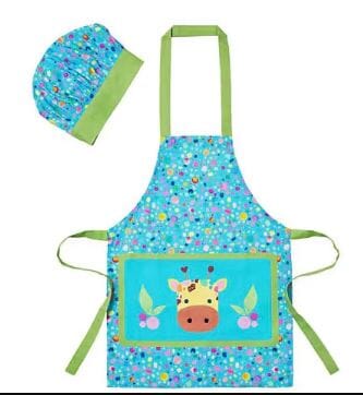 Maxwell & Williams Kasey Rainbow - Critters Childs Apron & Hat Set - Blue Aprons The Cooks Kitchen 