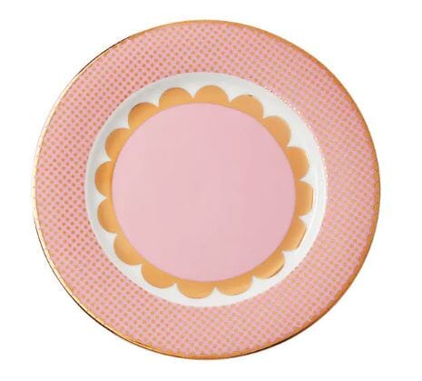 Maxwell & Williams Teas & C's - Regency Rim Plate 19.5cm - Pink Loose Dinnerware The Cooks Kitchen 