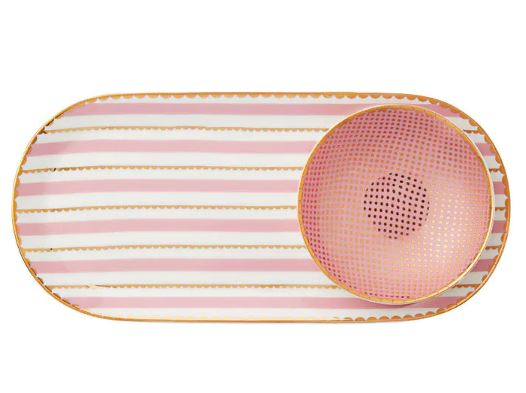 Maxwell & Williams Teas & C's  - Regency Platter & Dish Set - Pink