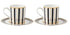 Maxwell & Williams Teas & C's - Regency Demi Cup & Saucer 100ml Set Of 2 - Black Mugs - Cups & Saucers The Cooks Kitchen 