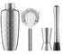 Maxwell & Williams Lafayette 4pc Cocktail Set Silver Cocktail Hour The Cooks Kitchen 