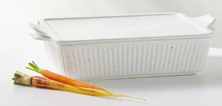 Maxwell & Wiliams Speckle - Rectangle Baker With Tray Lid 28x20cm - Cream Baking Tins, Trays, Pans & Ramekins The Cooks Kitchen 