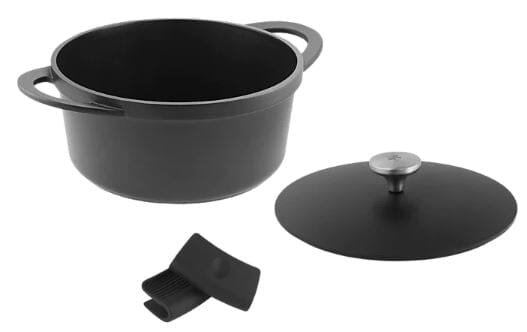 Maxwell & Williams Agile - Non-stick Casserole 24cm/4.2 - Black Casseroles The Cooks Kitchen 