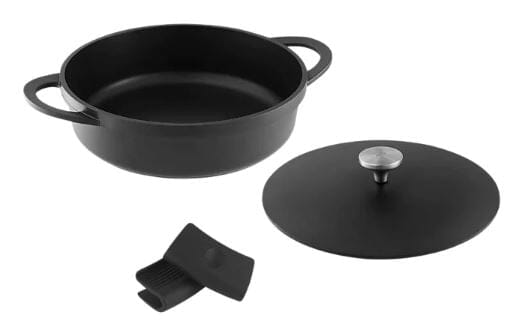 Maxwell & Williams Agile - Non-stick Shallow Casserole 28cm/4l - Black Casseroles The Cooks Kitchen 