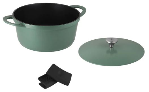 Maxwell & Williams Agile - Non-stick Casserole 28cm/6.3l - Sage