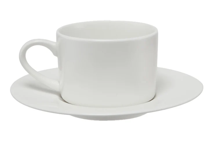 Maxwell & Williams White Basics Straight Cup And Saucer 230ml