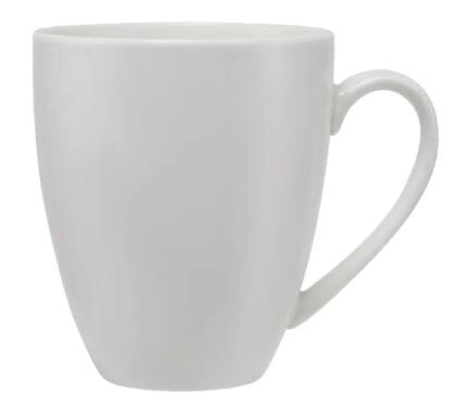 Maxwell & Williams White Basics Coupe Mug 390ml Mugs - Cups & Saucers The Cooks Kitchen 