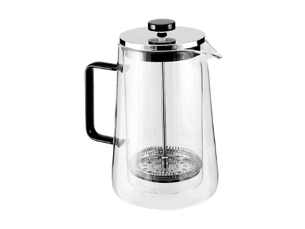 Maxwell & Williams Blend Noir Double Wall Plunger Glass Coffee Plungers The Cooks Kitchen 