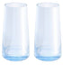Maxwell & Williams Glamour - High Ball Glass 480ml Set Of 2 - Blue Water & Juice The Cooks Kitchen 