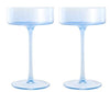 Maxwell & Williams Glamour - Coupe Glass 240ml Set Of 2 - Blue