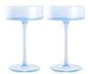Maxwell & Williams Glamour - Coupe Glass 240ml Set Of 2 - Blue