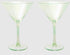 Maxwell & Williams Glamour - Martini Glass 230ml Set Of 2 - Green Cocktail The Cooks Kitchen 