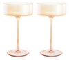 Maxwell & Williams Glamour - Coupe Glass 240ml Set Of 2 - Coral