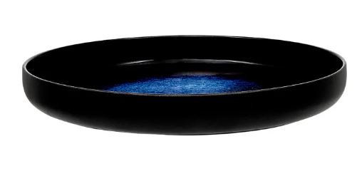 Maxwell & Williams Caviar Midnight - High Rim Platter 28cm