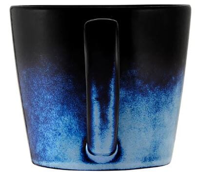 Maxwell & Williams Caviar Midnight - Conical Mug 420ml Mugs - Cups & Saucers The Cooks Kitchen 