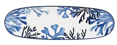 Maxwell & Williams - Blue Coral Oblong Platter - 40x12.5x4cm Platters & Bowls The Cooks Kitchen 