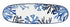 Maxwell & Williams - Blue Coral Oblong Platter - 40x12.5x4cm Platters & Bowls The Cooks Kitchen 