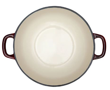 Maxwell & Williams Cast Iron Round Casserole 3.3l/24cm - Merlot