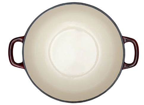 Maxwell & Williams Cast Iron Round Casserole 26cm/4l - Merlot