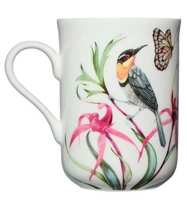 Maxwell & Williams Eloise Short Lyric Mug 330ml - Spine Bill Honeyeater Mugs - Cups & Saucers The Cooks Kitchen 