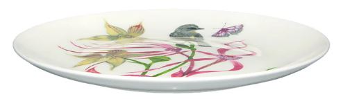 Maxwell & Williams Eloise Short Lyric Coupe Plate 20cm - Yellow Robin
