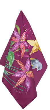 Maxwell & Williams Eloise Short Lyric Tea Towel 50x70cm - Yellow Robin