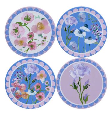 Maxwell & Williams Affection Ceramic Coaster Set Of 4 Assorted 