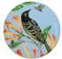 Maxwell & Williams Eloise Short Lyric Ceramic Round Coaster Regent Honeyeater