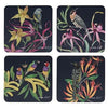 Maxwell & Williams Eloise Short Lyric Cork Back Coaster - 10.5cm Set Of 4