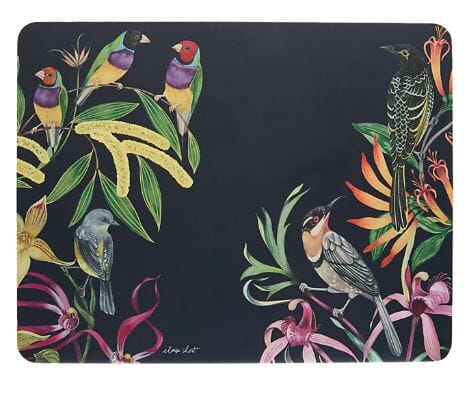 Maxwell & Williams Eloise Short Lyric Cork Back Place Mats - 36x26.5cm Set Of 4 Placemats & Coasters The Cooks Kitchen 