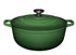 Maxwell & Williams Cast Iron Round Casserole 28cm/6.2l - English Racing Green
