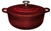 Maxwell & Williams Cast Iron Round Casserole 28cm/6.2l - Merlot