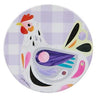Maxwell & Williams Pete Cromer Barn Friends Ceramic Round 10cm Coaster Chook Purple
