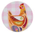 Maxwell & Williams Pete Cromer Barn Friends Ceramic Round 10cm Coaster Chook Pink Placemats & Coasters The Cooks Kitchen 
