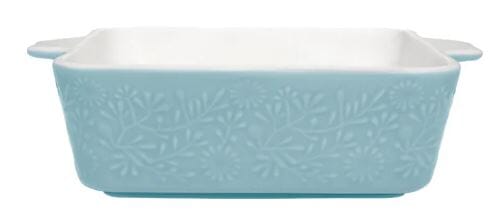 Maxwell & Williams Blooms Square Baker 19x19x6.5cm Blue Baking Tins, Trays, Pans & Ramekins The Cooks Kitchen 