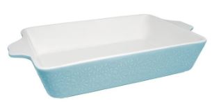 Maxwell & Williams Blooms Rectangular Baker 27x19x6.5cm Blue