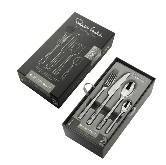 Robert Welch Blockley Slate 24pc Cutlery Set