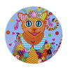 Donna Sharam Kaleidoscope Ceramic Round Coaster 10cm - Ginger