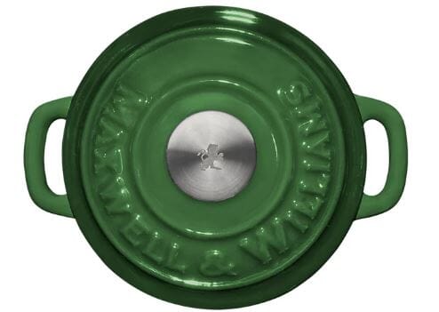 Maxwell & Wiliams Cast Iron Cocotte 9.5cm/260ml - English Racing Green Cast Iron The Cooks Kitchen 