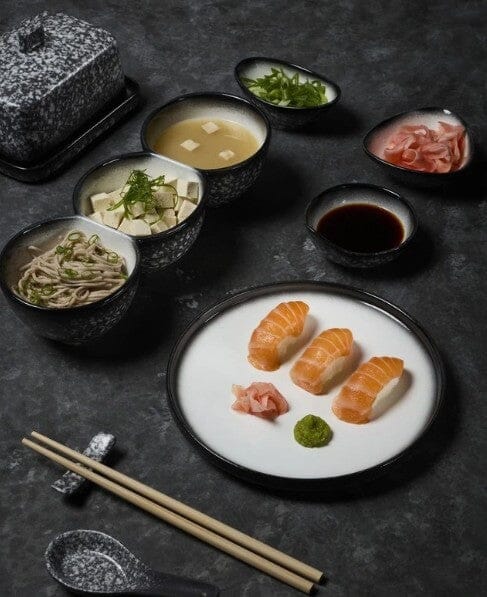 Maxwell & Williams Caviar Granite Butter Dish Bread & Butter Storage The Cooks Kitchen 