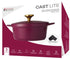 Maxwell & Williams Cast Lite - Non-stick Casserole 20cm/2.4l Cherry Casseroles The Cooks Kitchen 